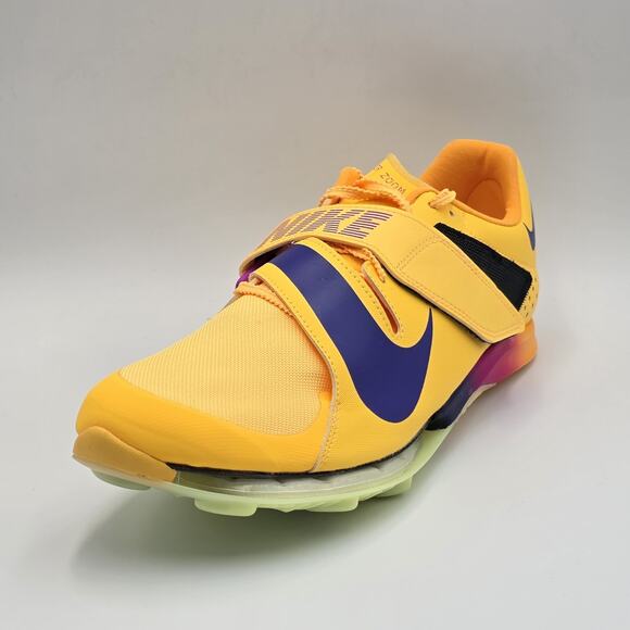 Nike Long Jump Elite Men\'s Size 11 Track & Field Spikes FZ9326-800 Citron Yellow main image 13